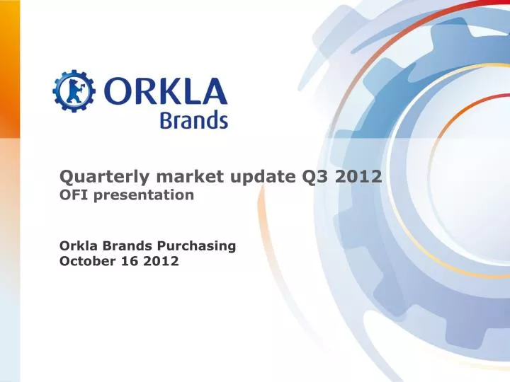 quarterly market update q3 2012 ofi presentation