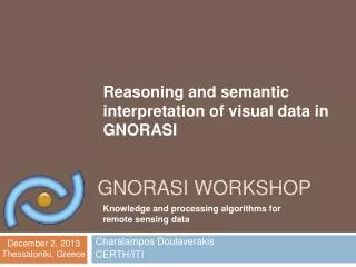 GNORASI workshop