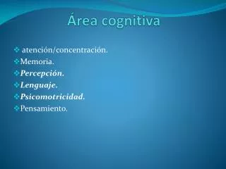 rea cognitiva