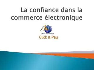 la confiance dans la commerce lectronique