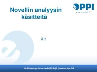 novellin analyysin k sitteit