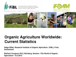 Organic Agriculture Worldwide: Current Statistics