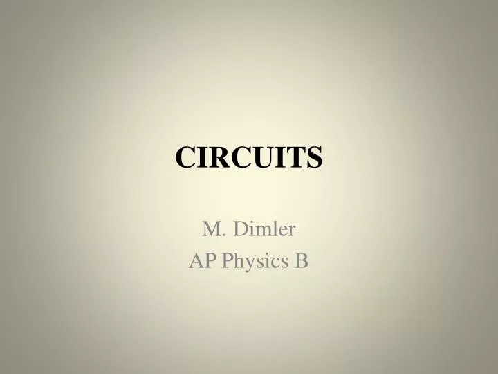 circuits