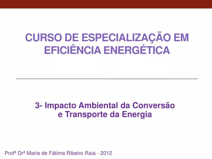 curso de especializa o em efici ncia energ tica