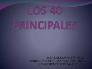 los 40 principales