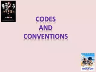 Codes and conventions