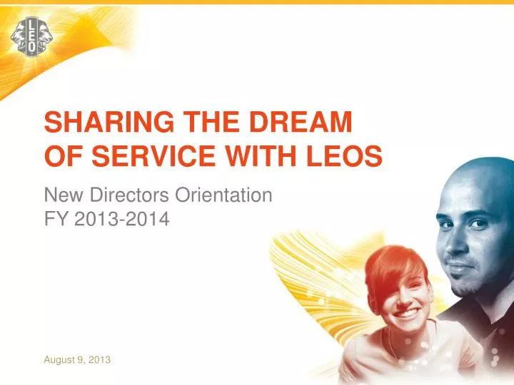 sharing the dream of service with leos