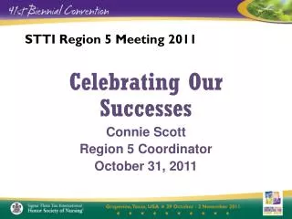 STTI Region 5 Meeting 2011