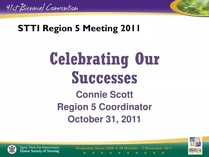 stti region 5 meeting 2011