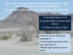 Abram’s Call: The Journey of Faith and God’s Covenant - slide 1