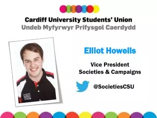 Elliot Howells Vice President Societies &amp; Campaigns @ SocietiesCSU