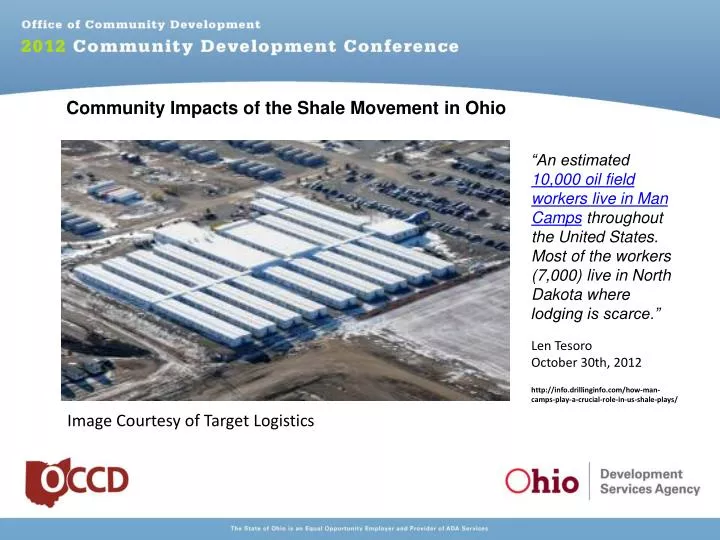 community impacts of the shale movement in ohio