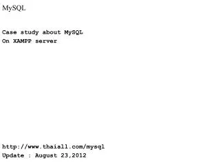 mysql