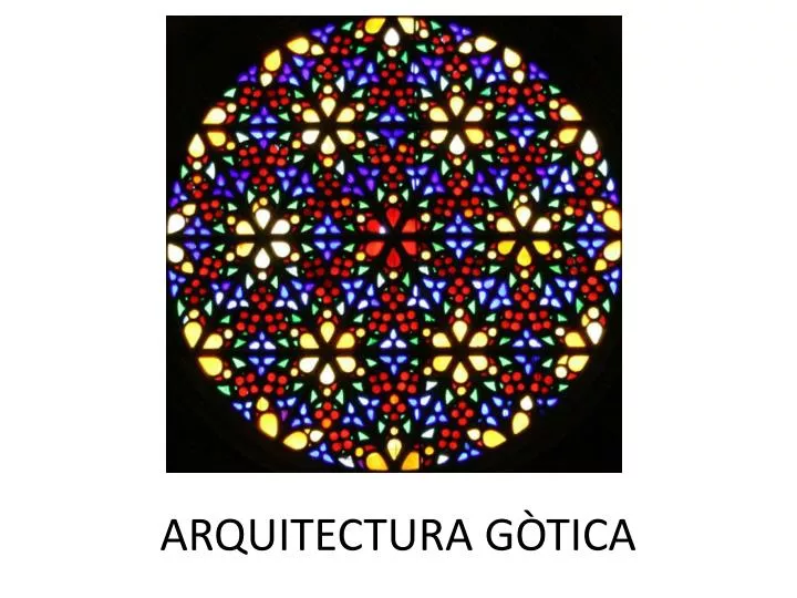 arquitectura g tica