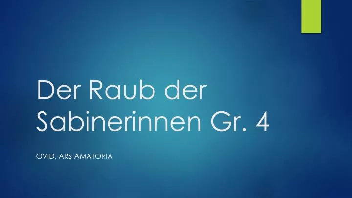 der raub der sabinerinnen gr 4