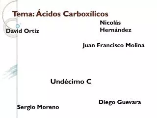 tema cidos carbox licos