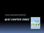 QUIZ CHAPTER THREE - slide 1