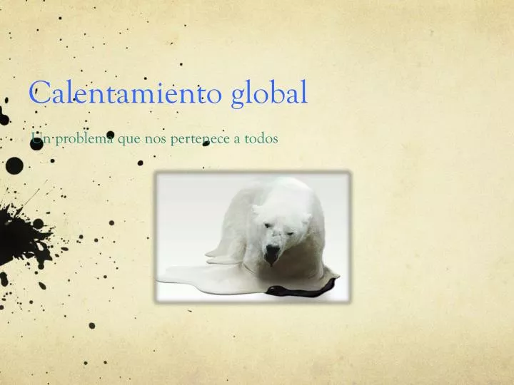 calentamiento global