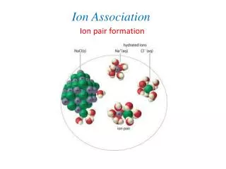 Ion Association