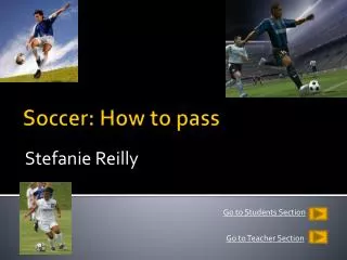 Soccer: How to pass
