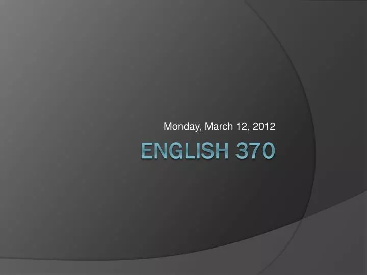 monday march 12 2012