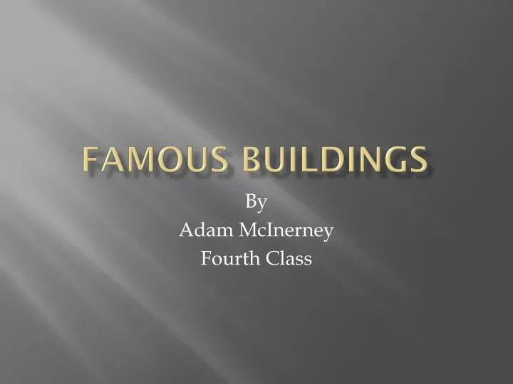 famous buildings