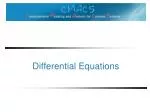 Exploring Differential Equations: Real-World Applications & Solutions - slide 1