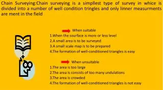 Well conditioned triangles