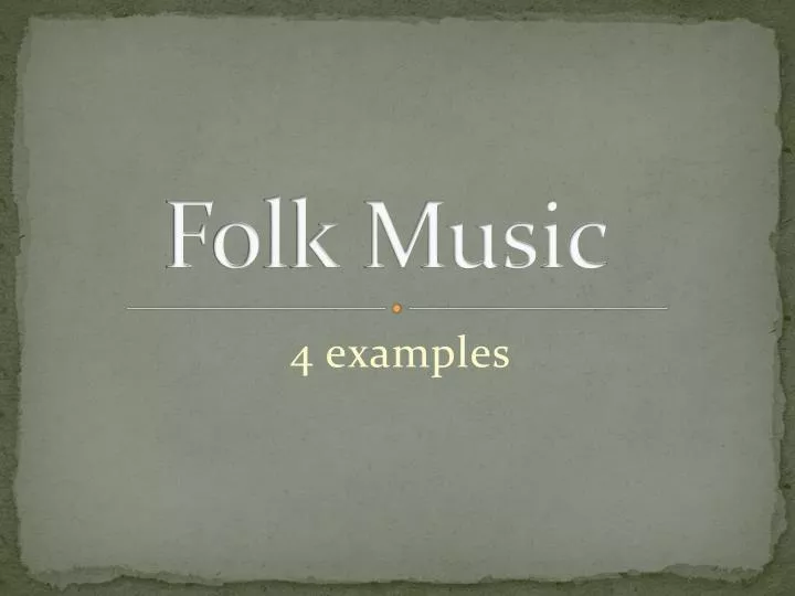 folk music