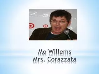 mo willems mrs corazzata