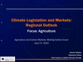 Climate Legislation and Markets: Regional Outlook