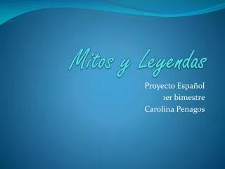 mitos y leyendas
