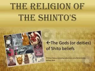 The Religion of the Shinto's