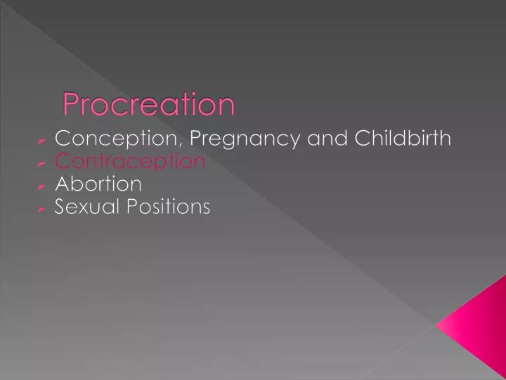 procreation