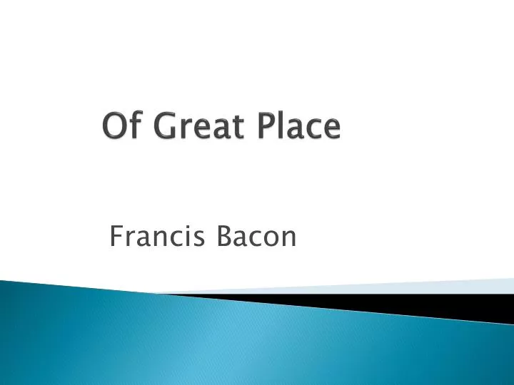 of great place