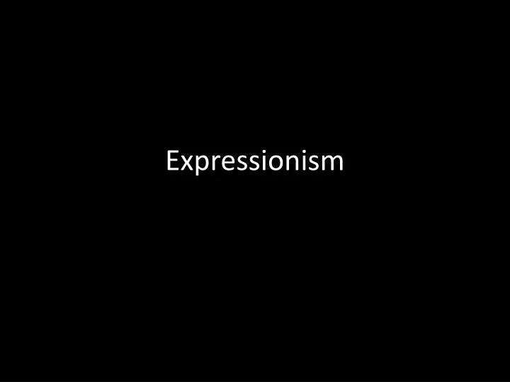 expressionism