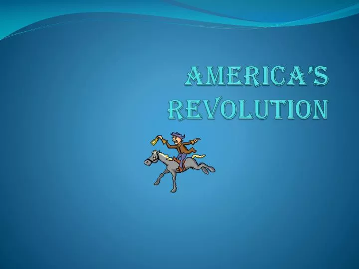 america s revolution