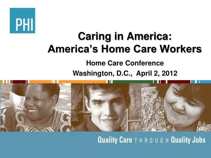 caring in america america s home care workers