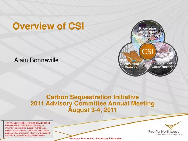 overview of csi