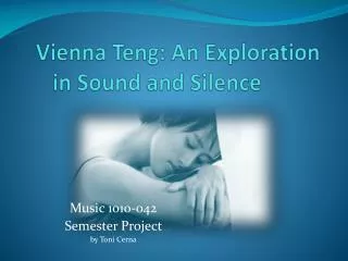 Vienna Teng: An Exploration in Sound and Silence