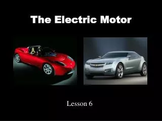 The Electric Motor