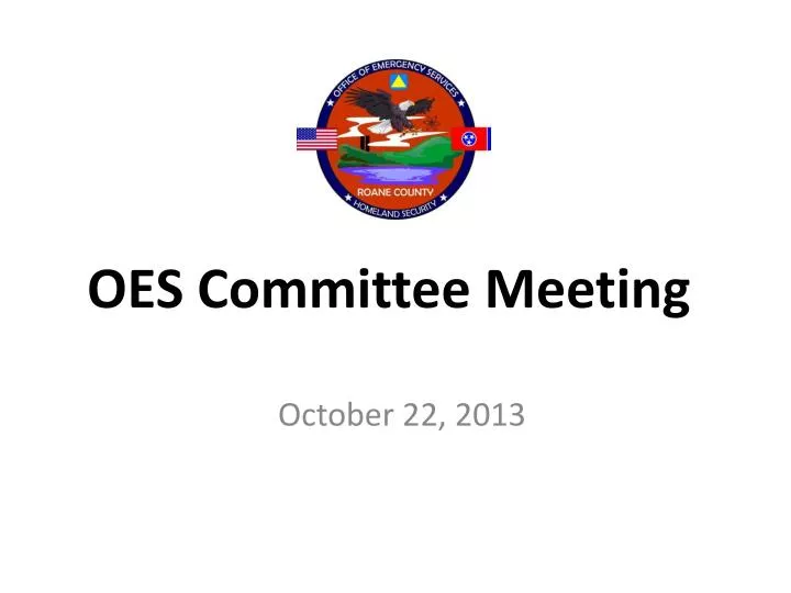 oes committee meeting