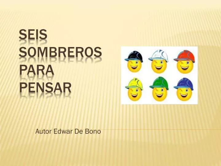 autor edwar de bono