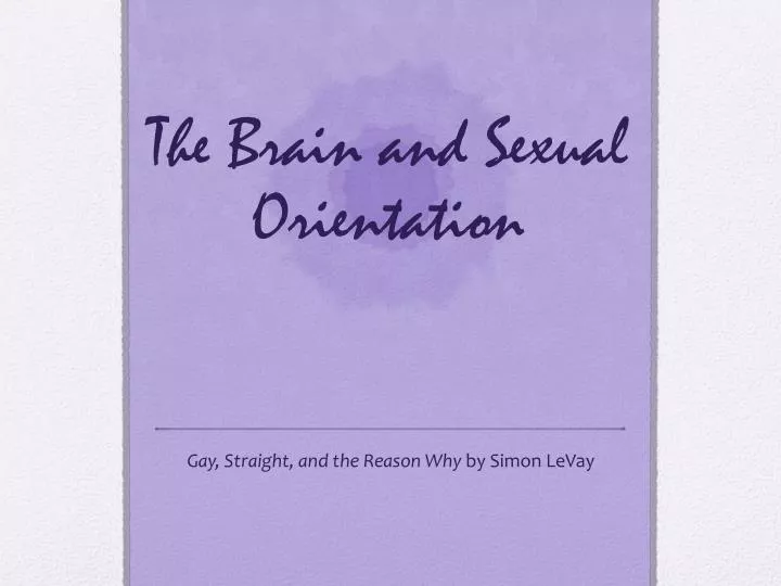the brain and sexual orientation
