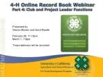 4-H Youth Development Program - slide 1