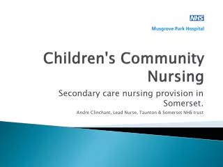 Children's Community Nursing