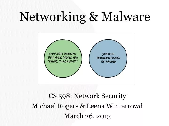 networking malware