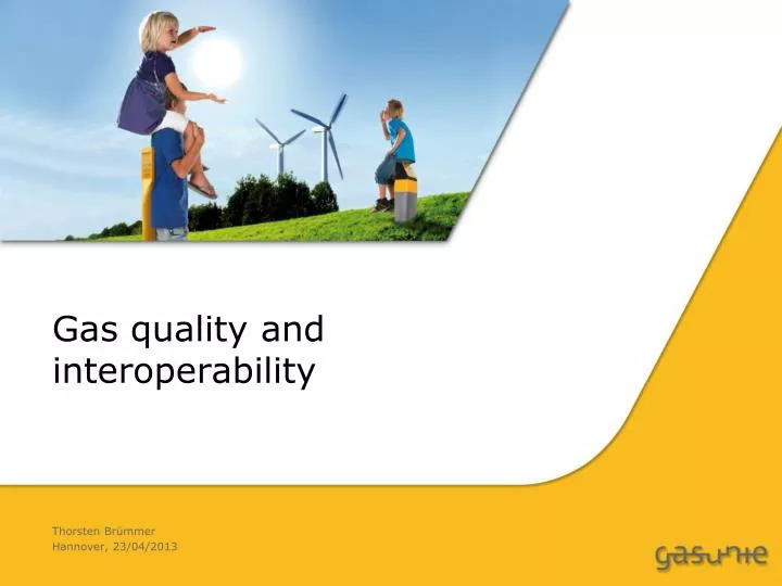 gas quality and interoperability