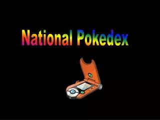 National Pokedex