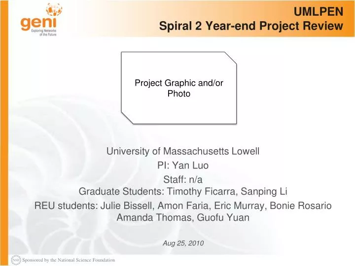 umlpen spiral 2 year end project review